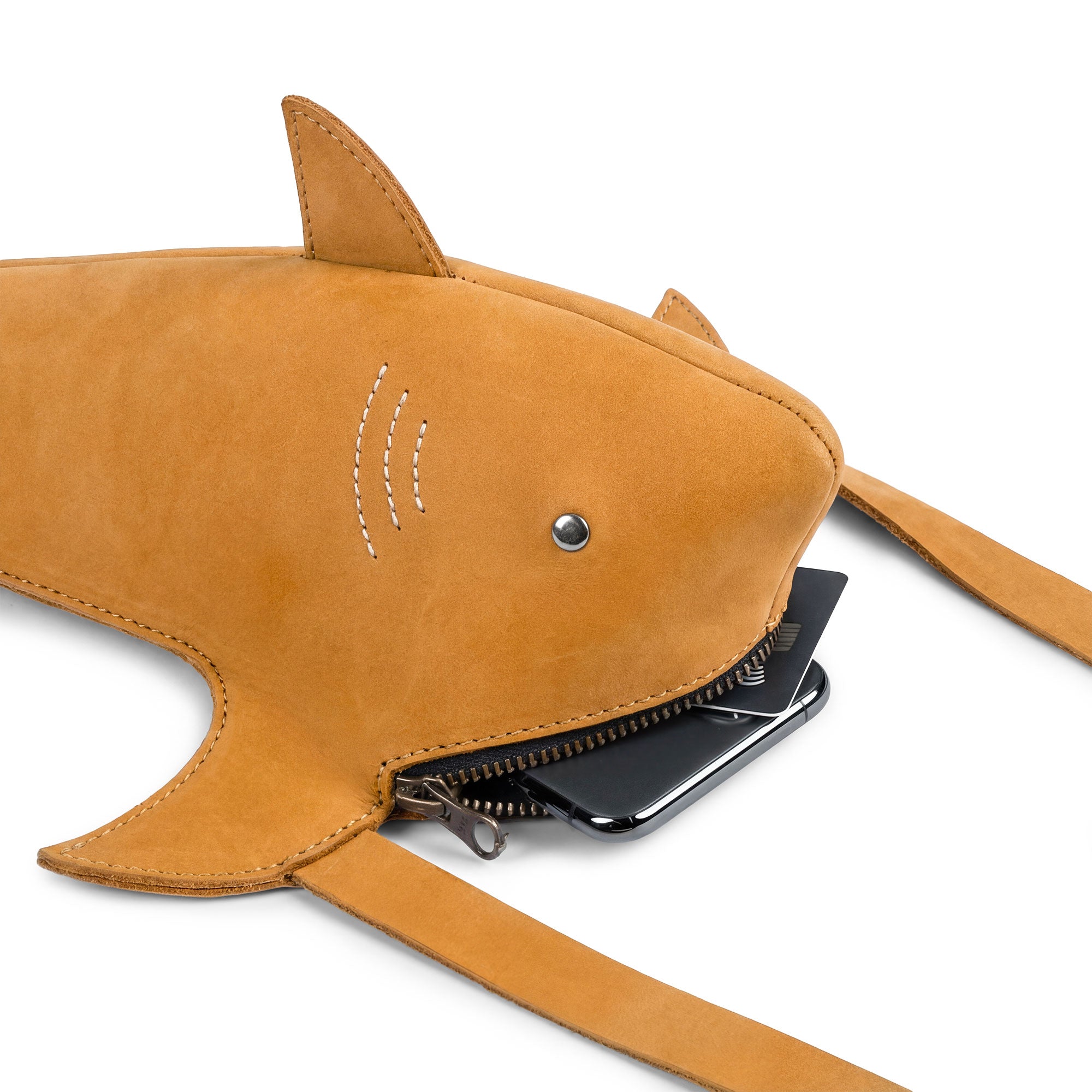 Shark-Shaped Shoulder Bag