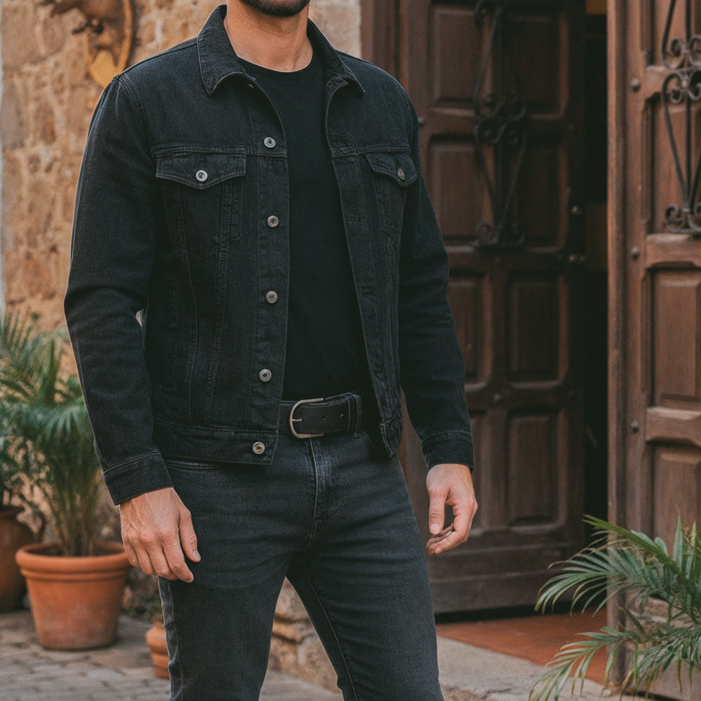 Leather Belt with Glove Liner