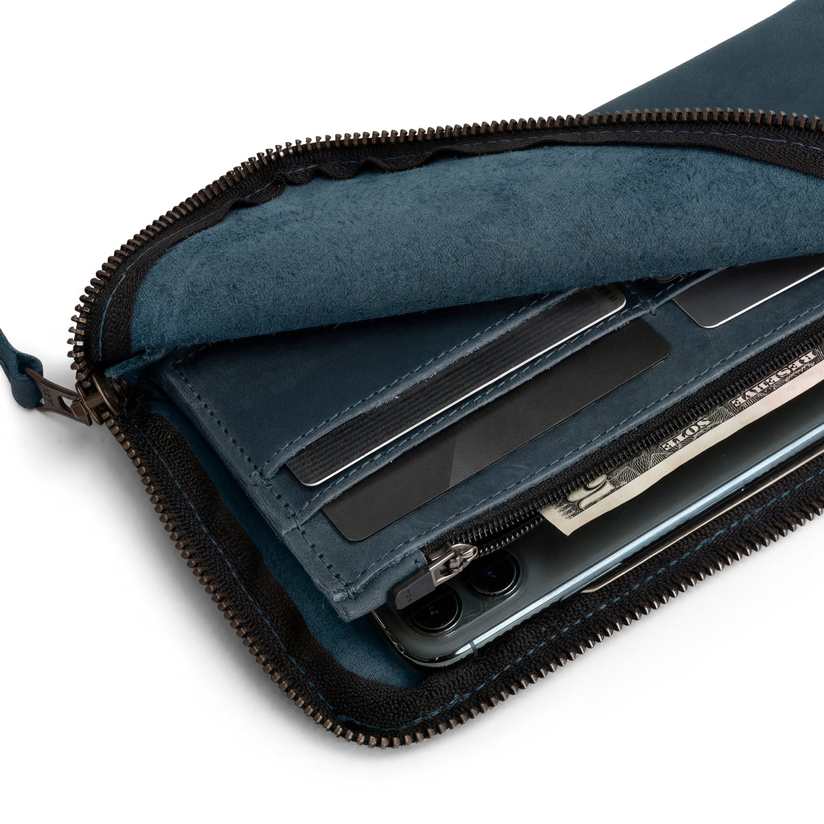 Large Zippered Wallet – StockyardX, The Leather Store