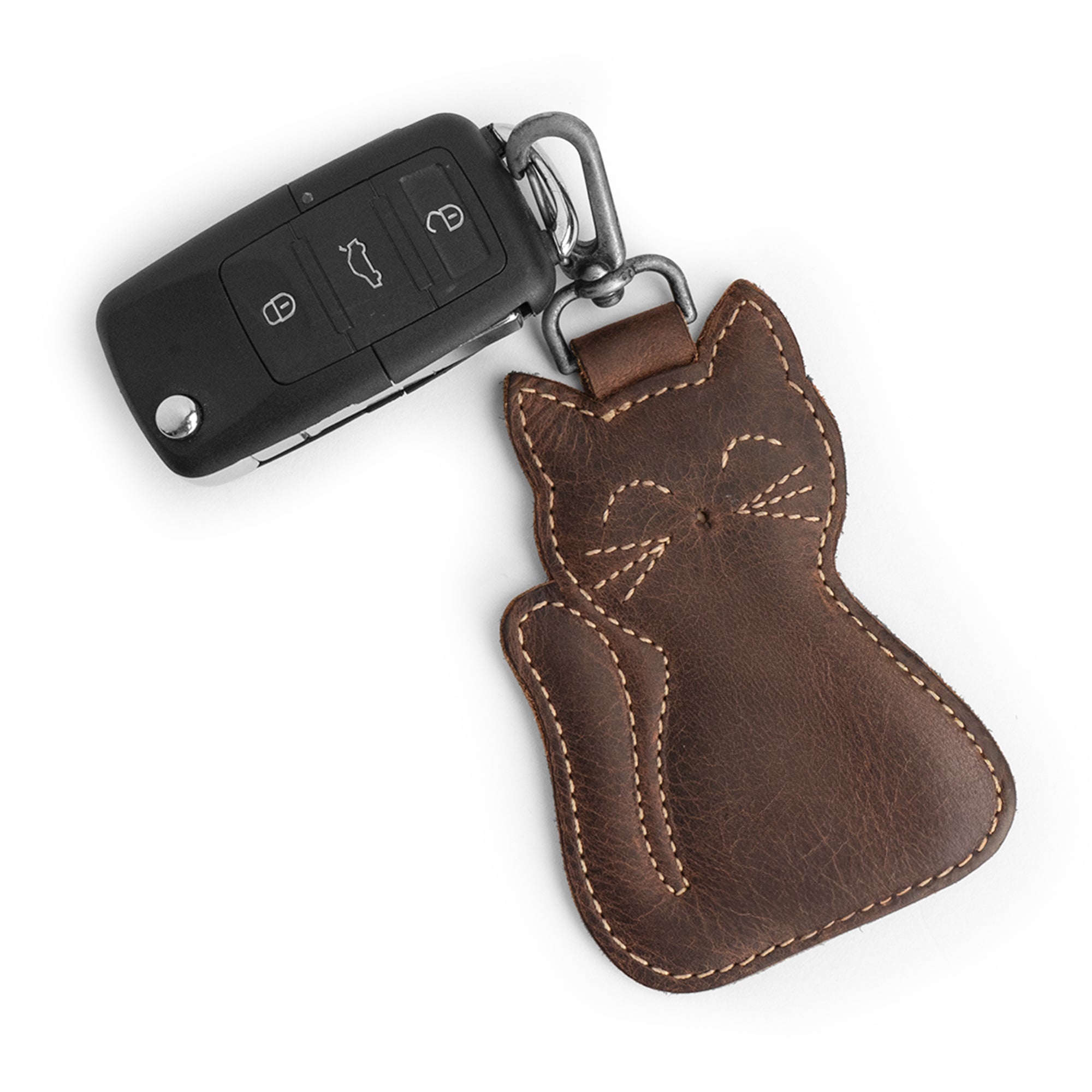 Cat Keychain – StockyardX, The Leather Store
