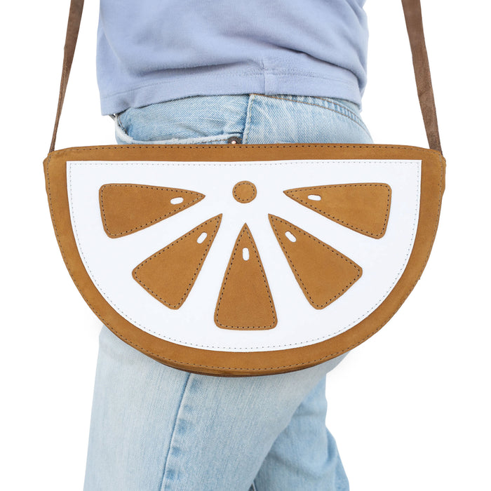 Lemon-Shaped Shoulder Bag