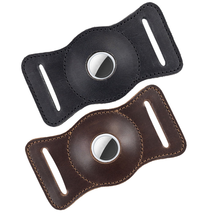 Set of 2 AirTag Holders for Dog Collars - Stockyard X 'The Leather Store'