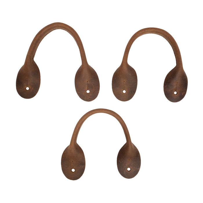 Set of 3 Rounded Button End Attachments for Suspenders - Stockyard X 'The Leather Store'