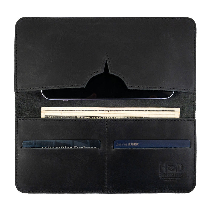 Bifold Wallet for Cellphone - Stockyard X 'The Leather Store'