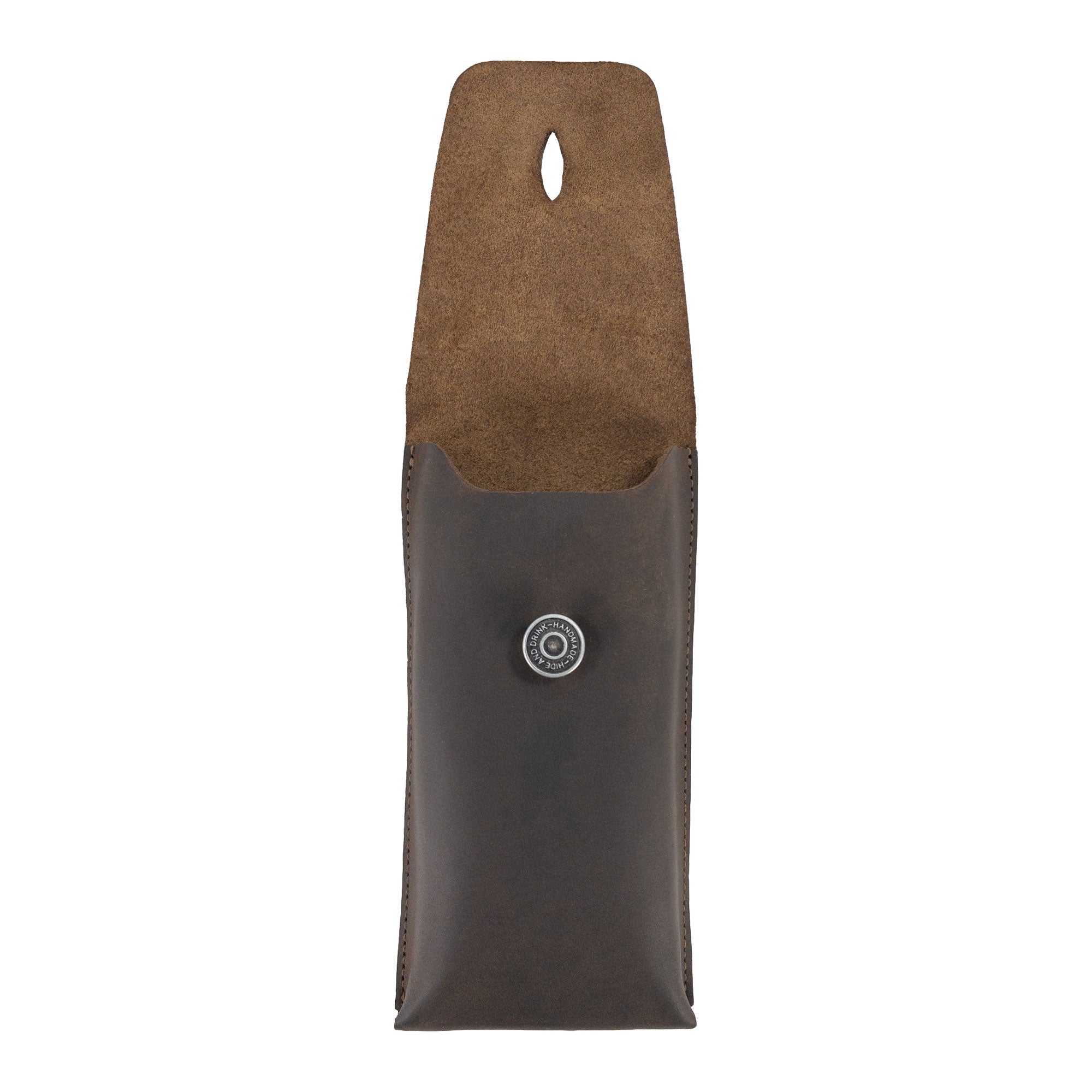 Rectangular Pencil Case with Button Closure - Stockyard X 'The Leather Store'