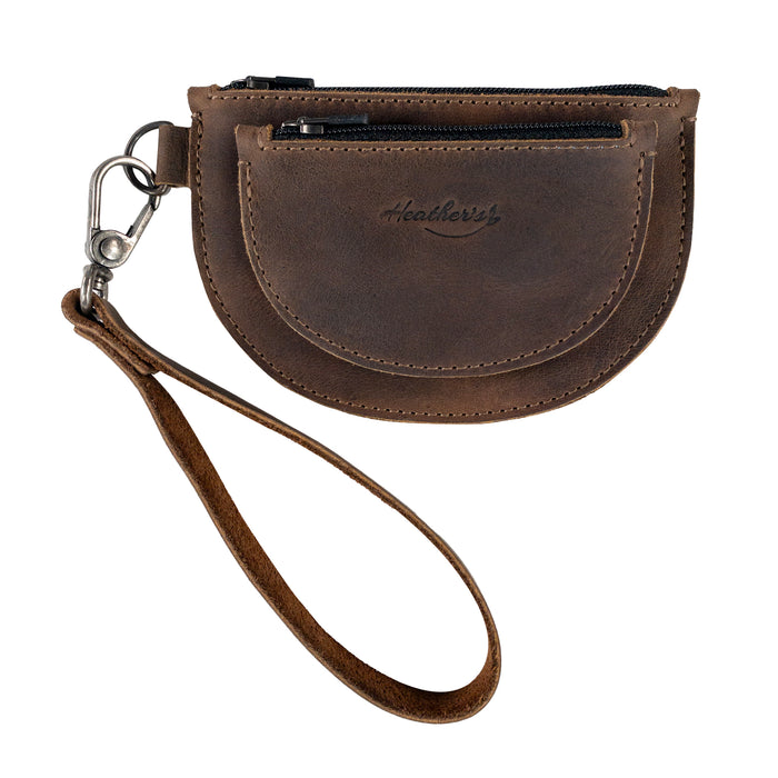 Semi-Circular Double Wallet - Stockyard X 'The Leather Store'