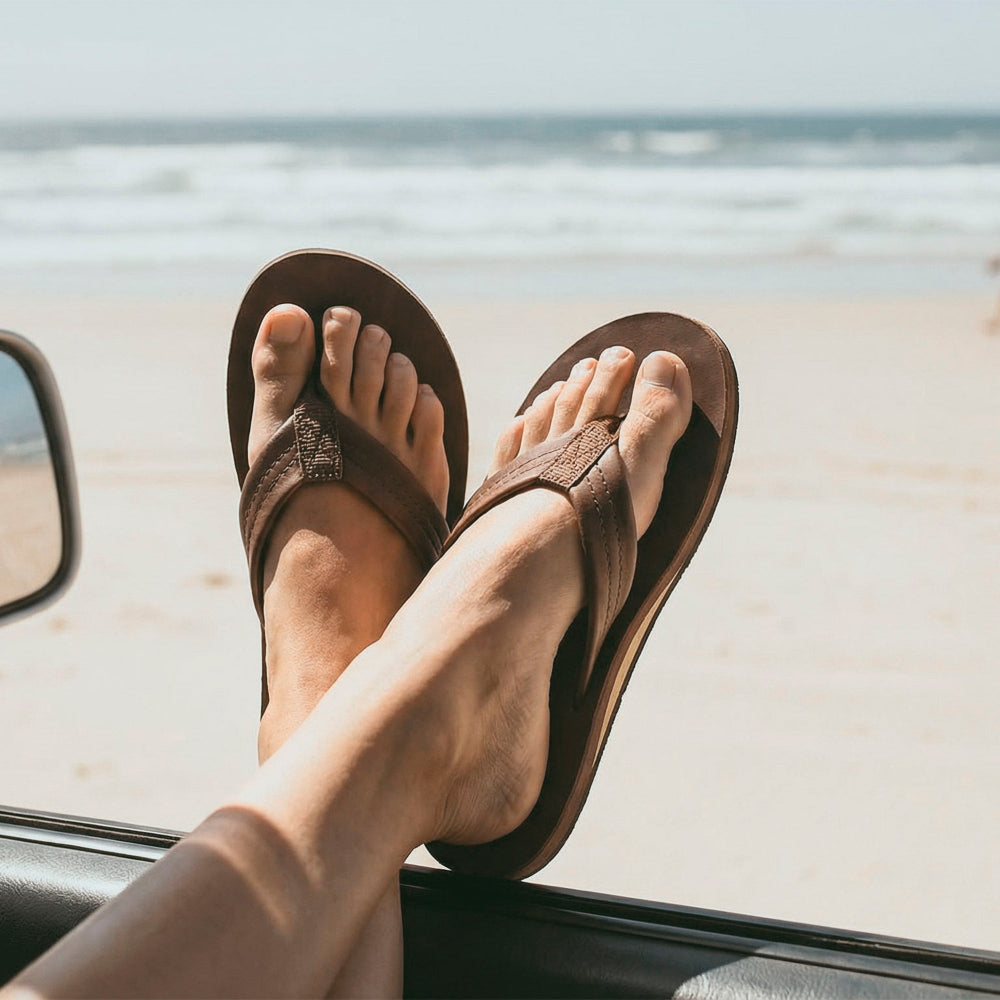 The North Shore Leather Flip Flop