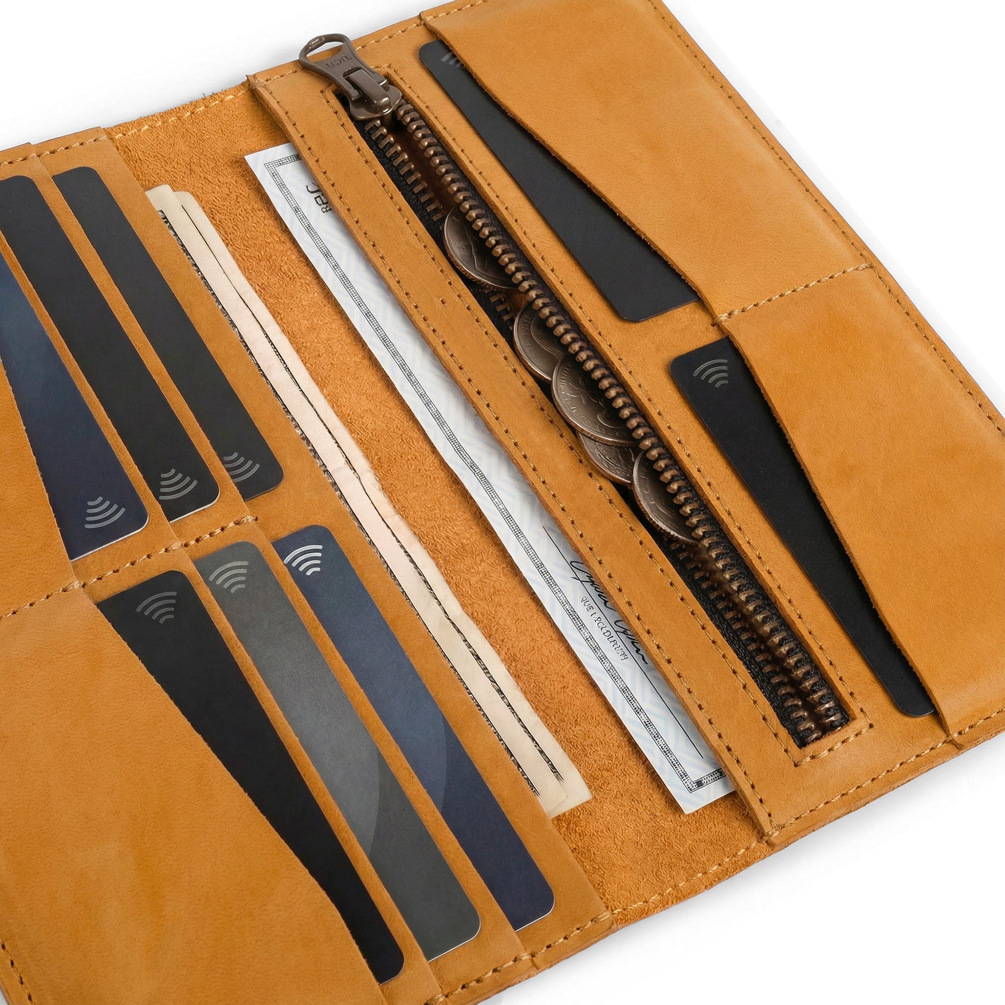 The Lamar Long Bifold Wallet – StockyardX, The Leather Store