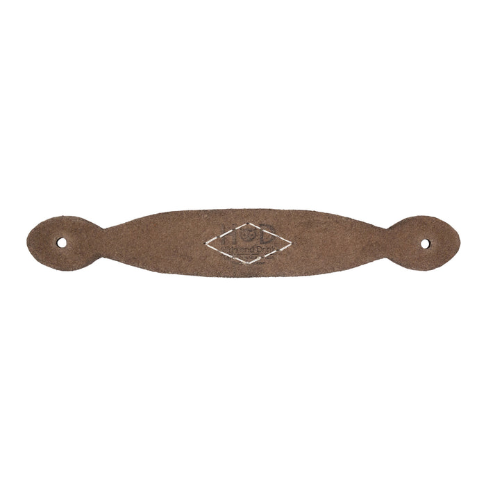 Drawer Handles (4 Pack) with Rhomboid Stitching - Stockyard X 'The Leather Store'