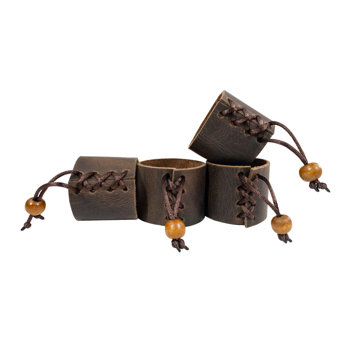 Set of 4 Napkin Ring Holders for Weddings - Stockyard X 'The Leather Store'