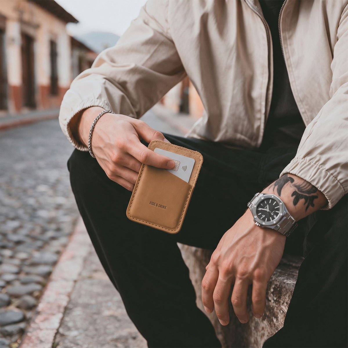 Minimalist Card Holder - Stockyard X 'The Leather Store'