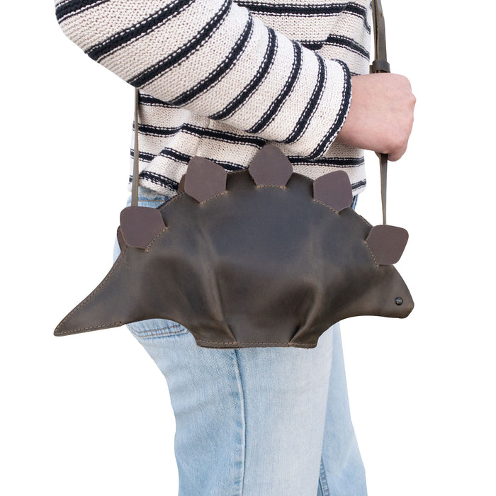 Dinosaur-Shaped (Stegosaurus) Shoulder Bag