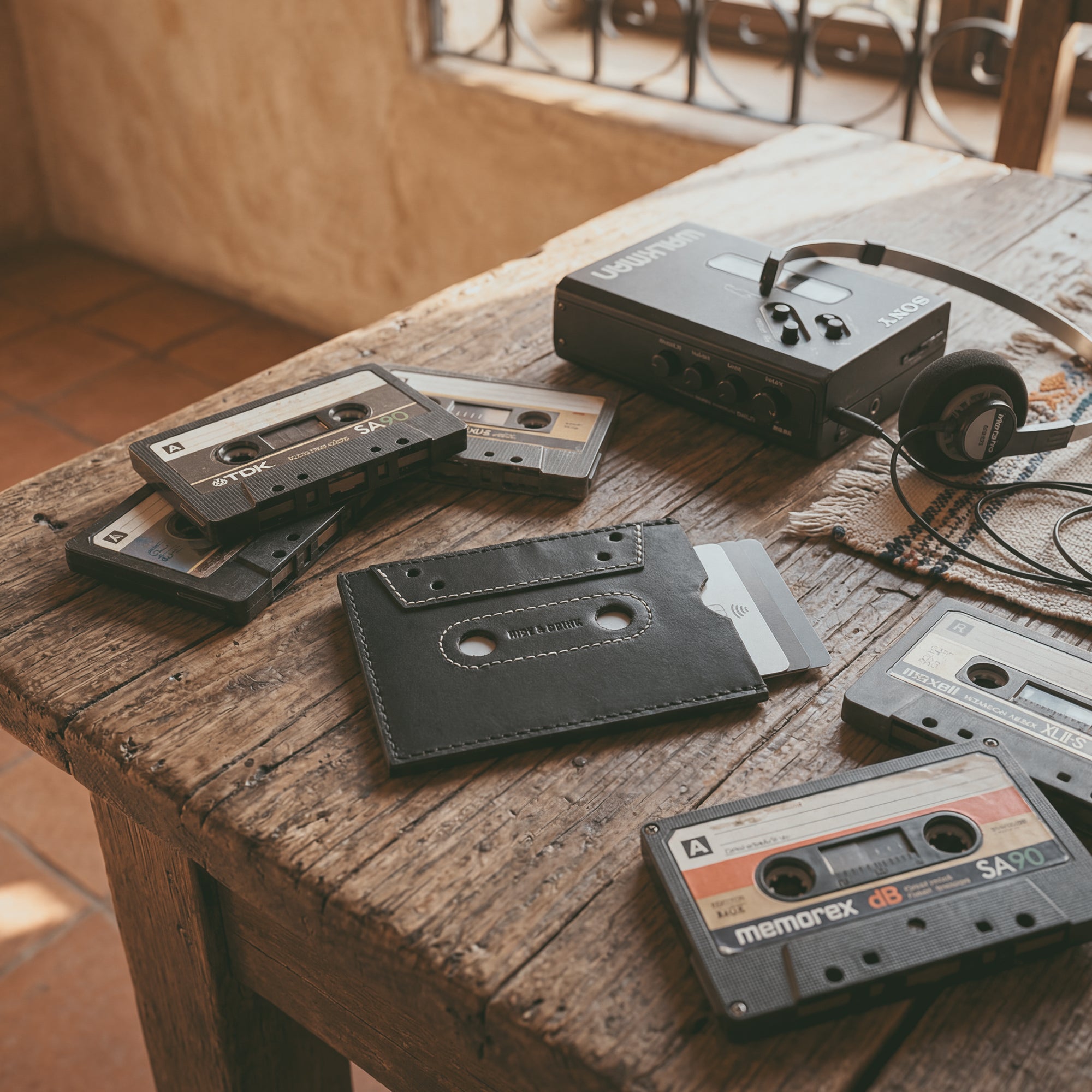 Retro Cassette Card Holder