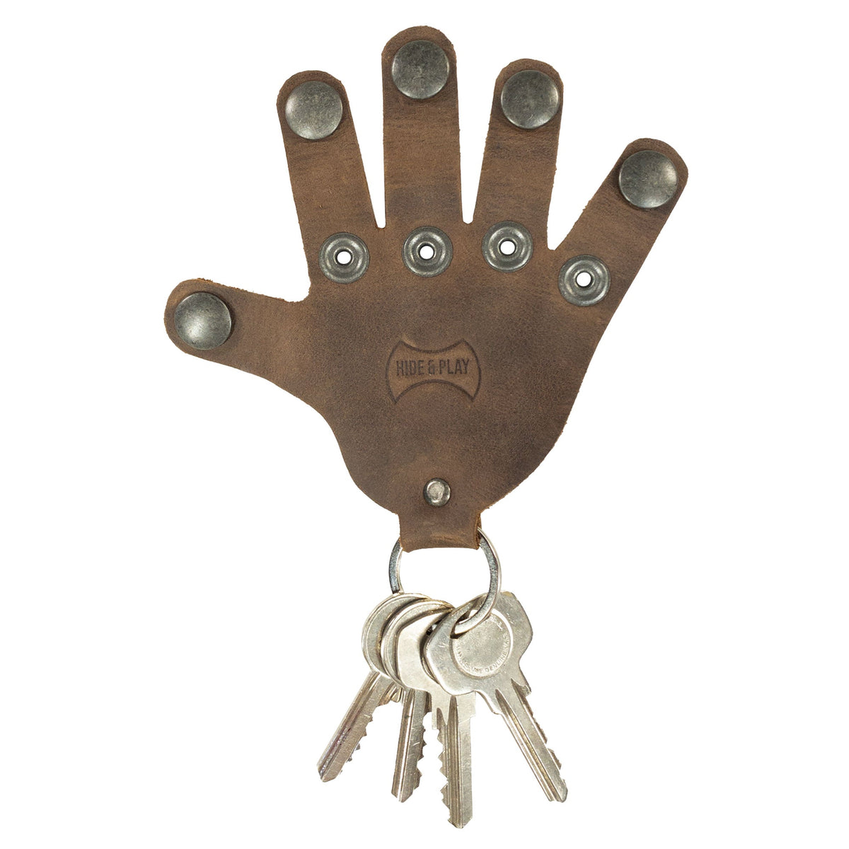 Hand Keychain - Full Grain Leather – StockyardX, The Leather Store
