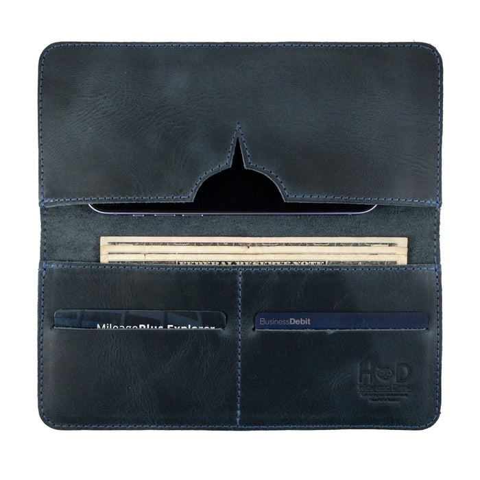 Bifold Wallet for Cellphone - Stockyard X 'The Leather Store'