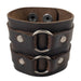 Rustic 2 Ring Cuff - Stockyard X 'The Leather Store'