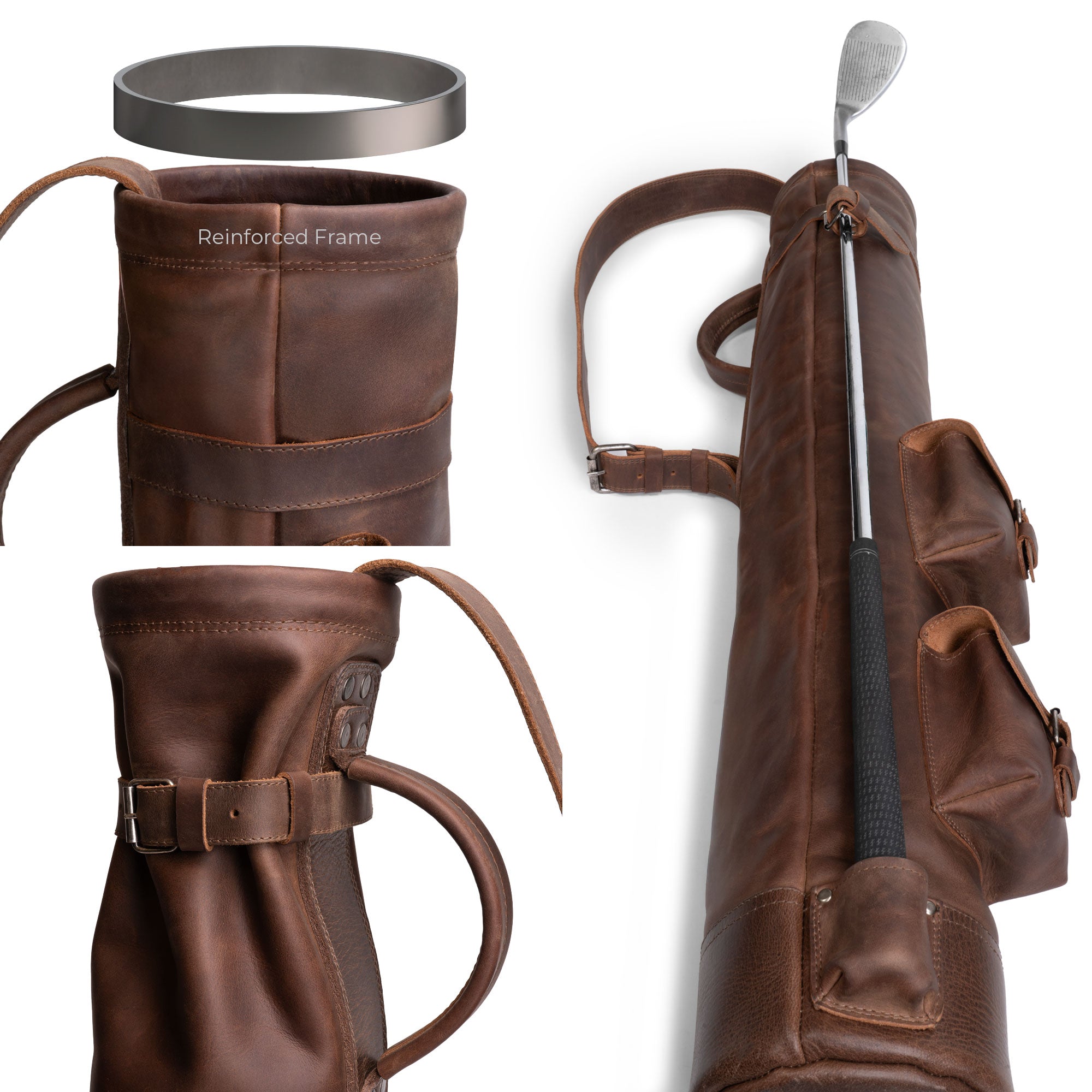 Vintage Sunday Carry Golf Bag – StockyardX, The Leather Store