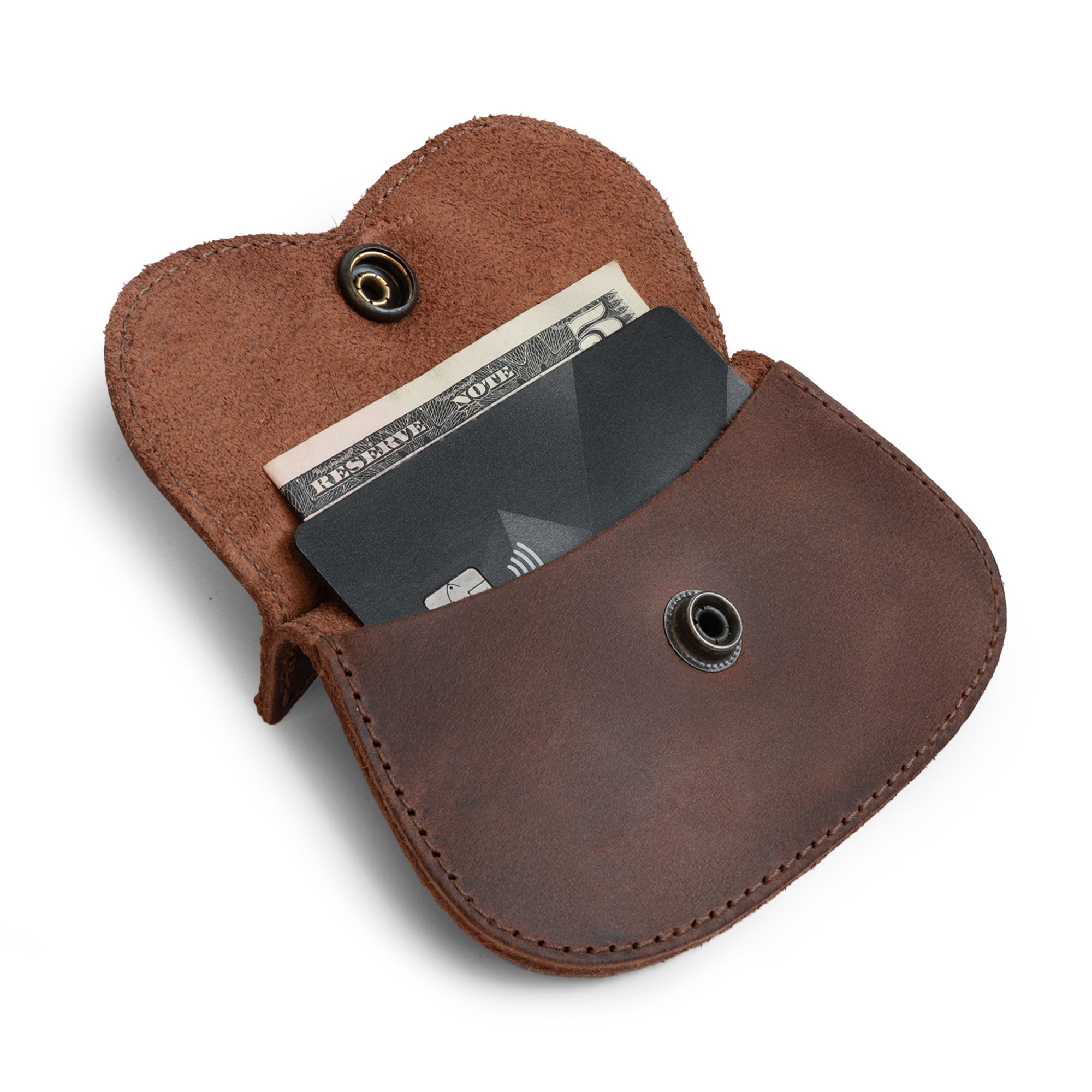 Leather Cat Wallet - Handmade & Unique – StockyardX, The Leather Store