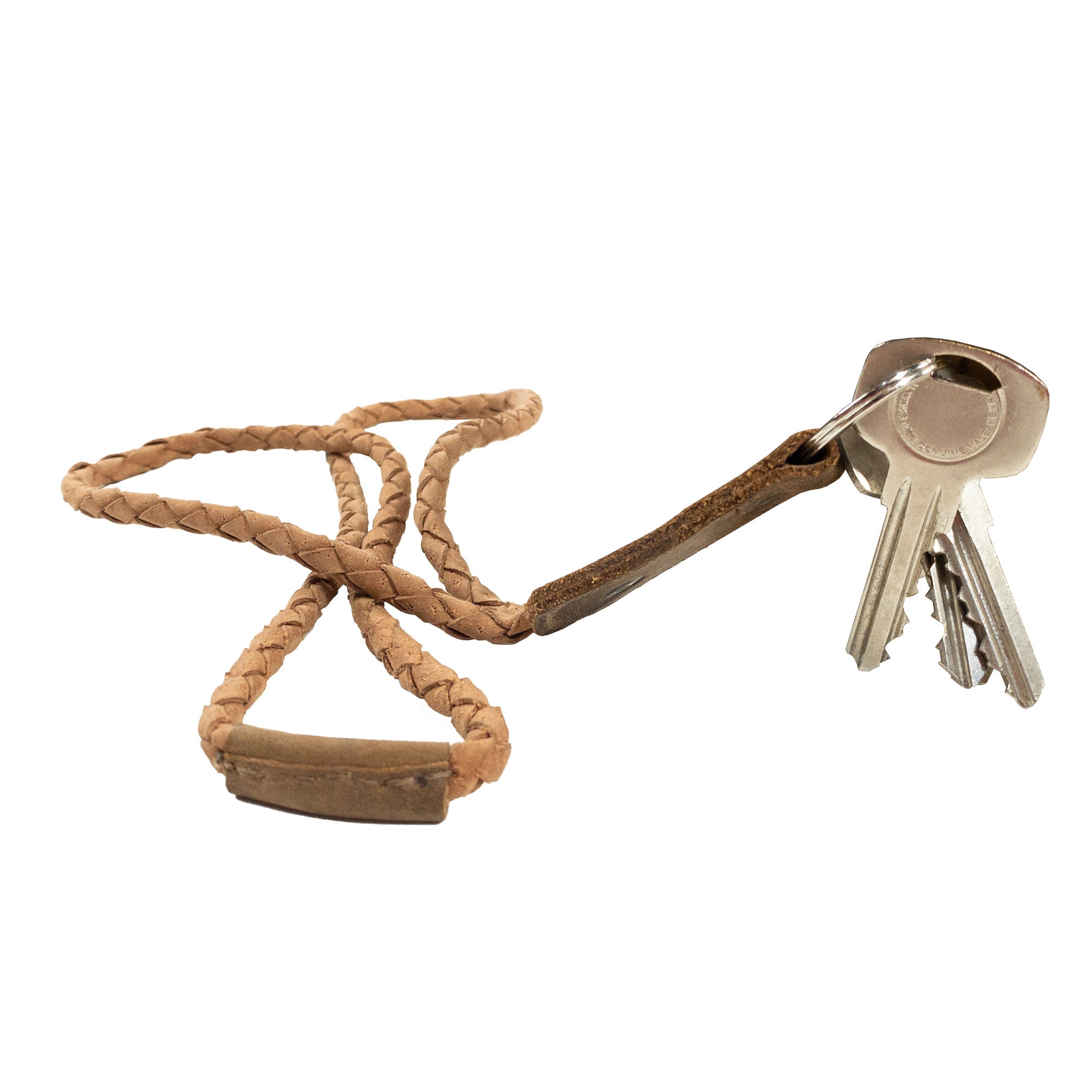 Braided Lanyard Keychain - Stockyard X 'The Leather Store'