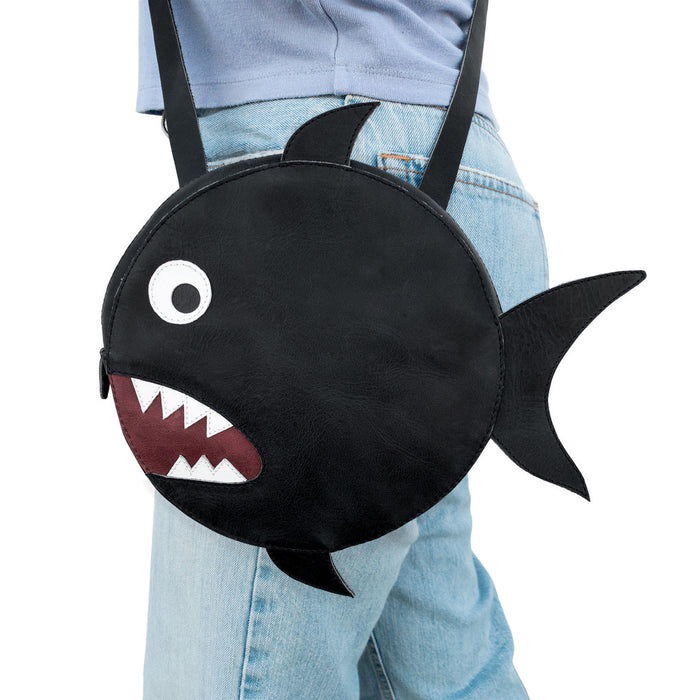 Piranha-Shaped Shoulder Bag