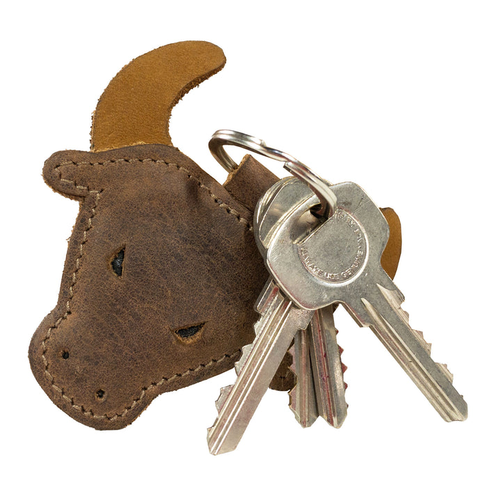 Bull Keychain - Stockyard X 'The Leather Store'