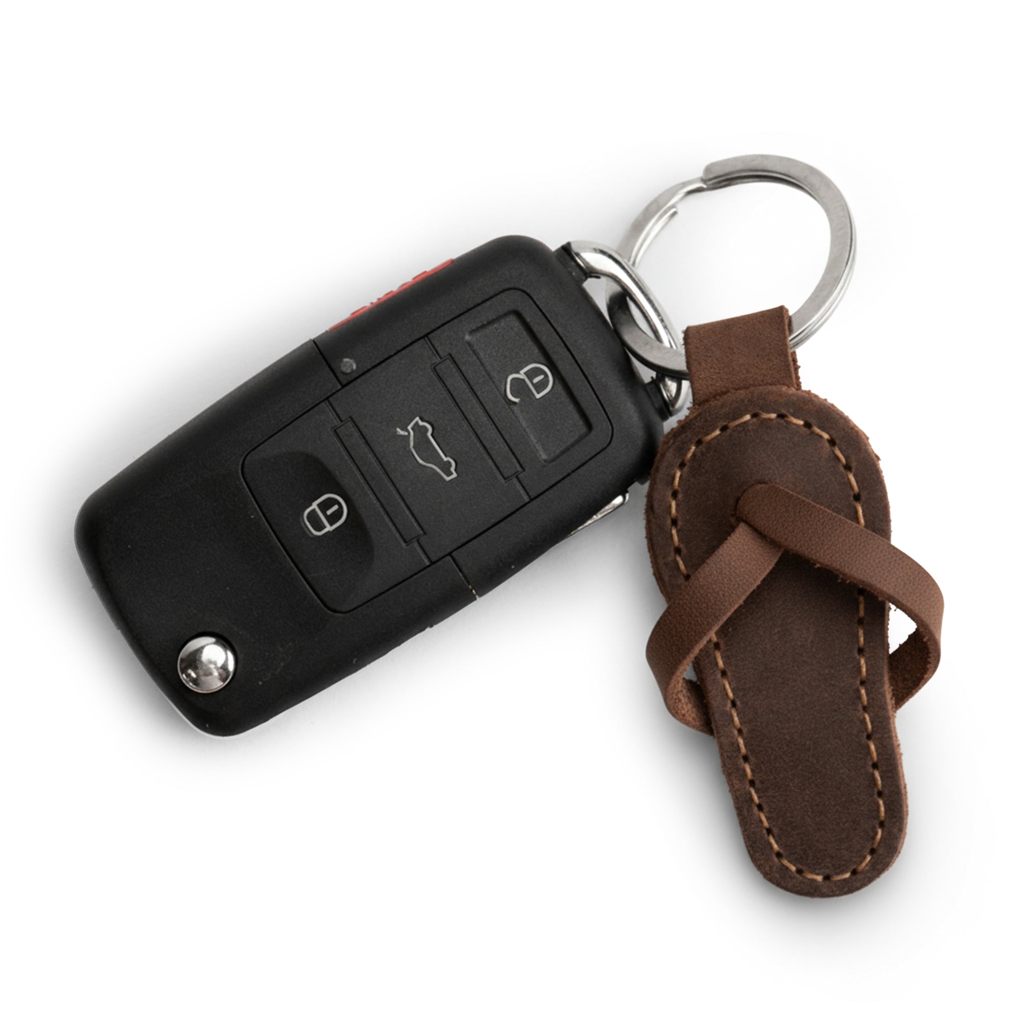 Leather Flip-Flop Keychain – StockyardX, The Leather Store