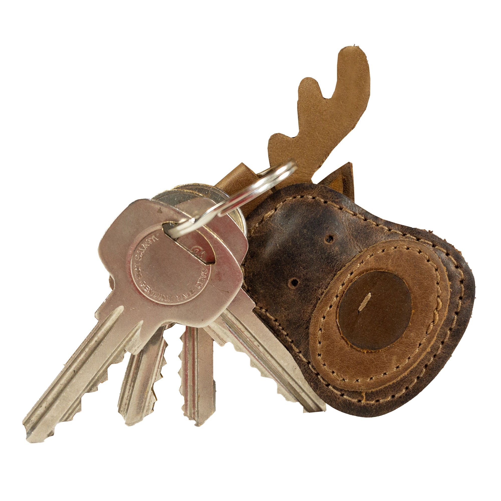 Moose Keychain - Stockyard X 'The Leather Store'