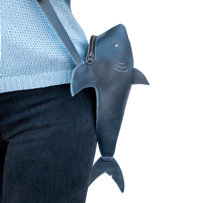 Shark-Shaped Shoulder Bag