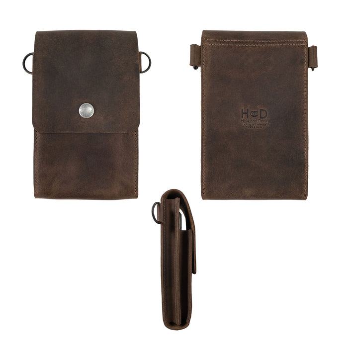 Double Pouch Bag for Cellphone - Stockyard X 'The Leather Store'