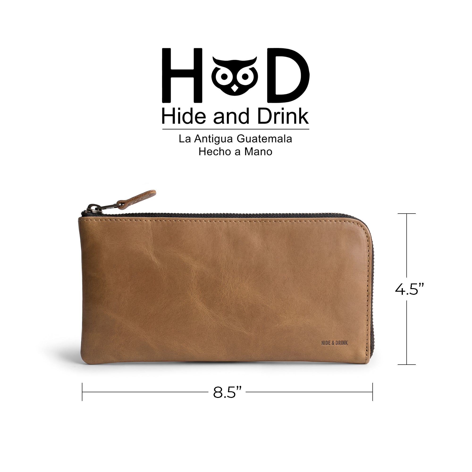 Large Zippered Wallet