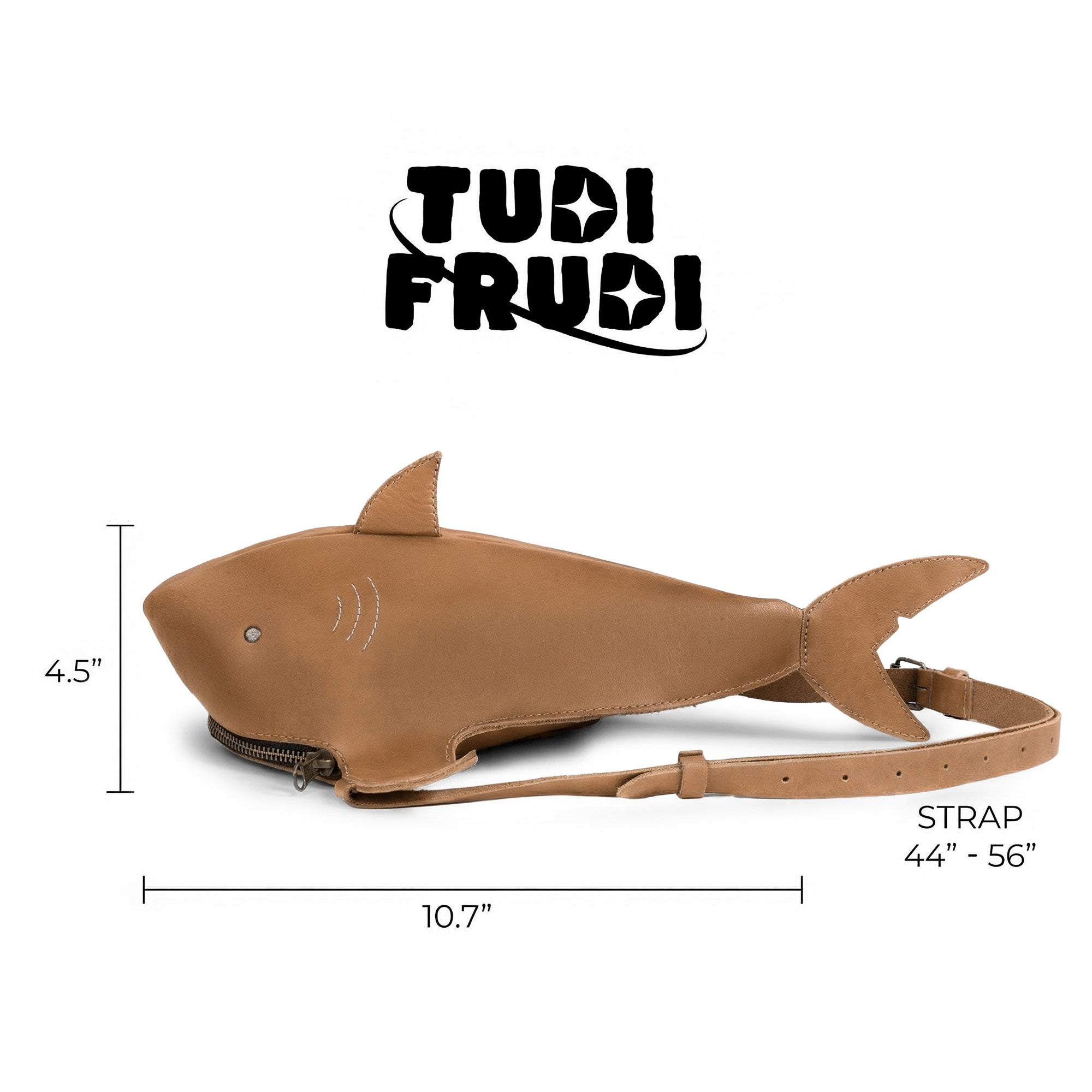 Shark-Shaped Shoulder Bag – StockyardX, The Leather Store