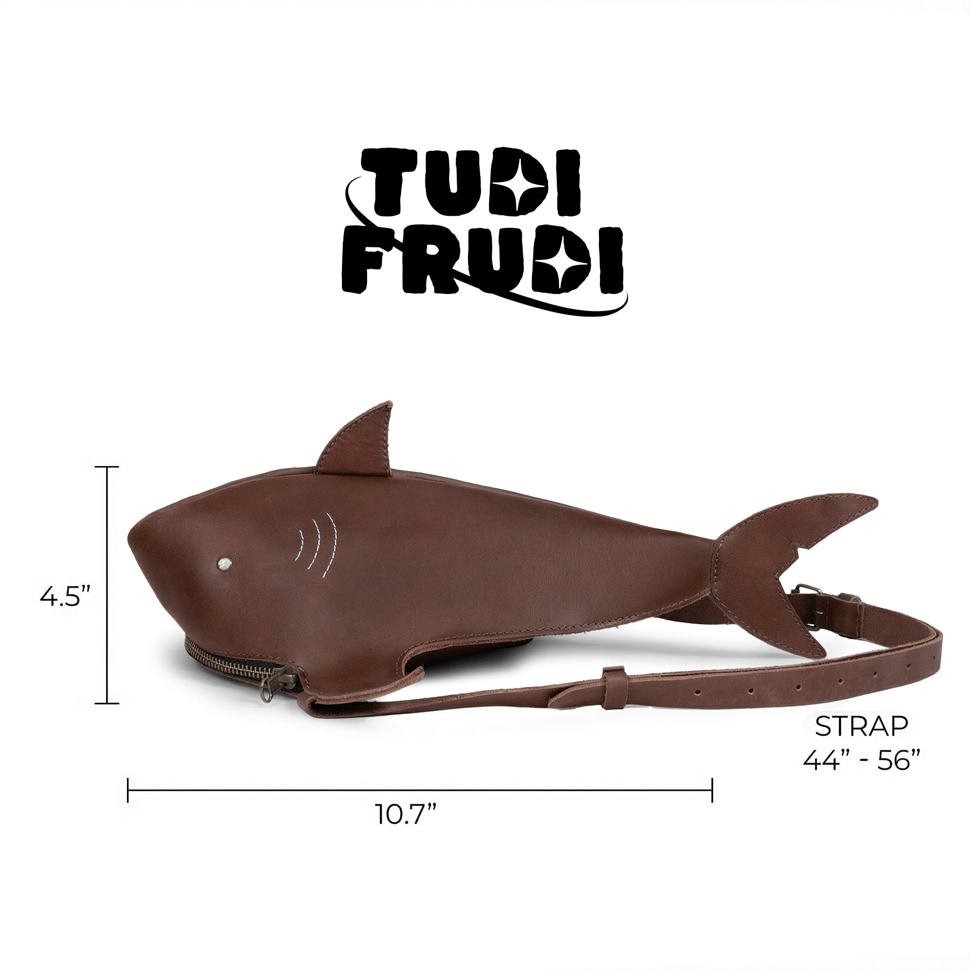 Shark-Shaped Shoulder Bag