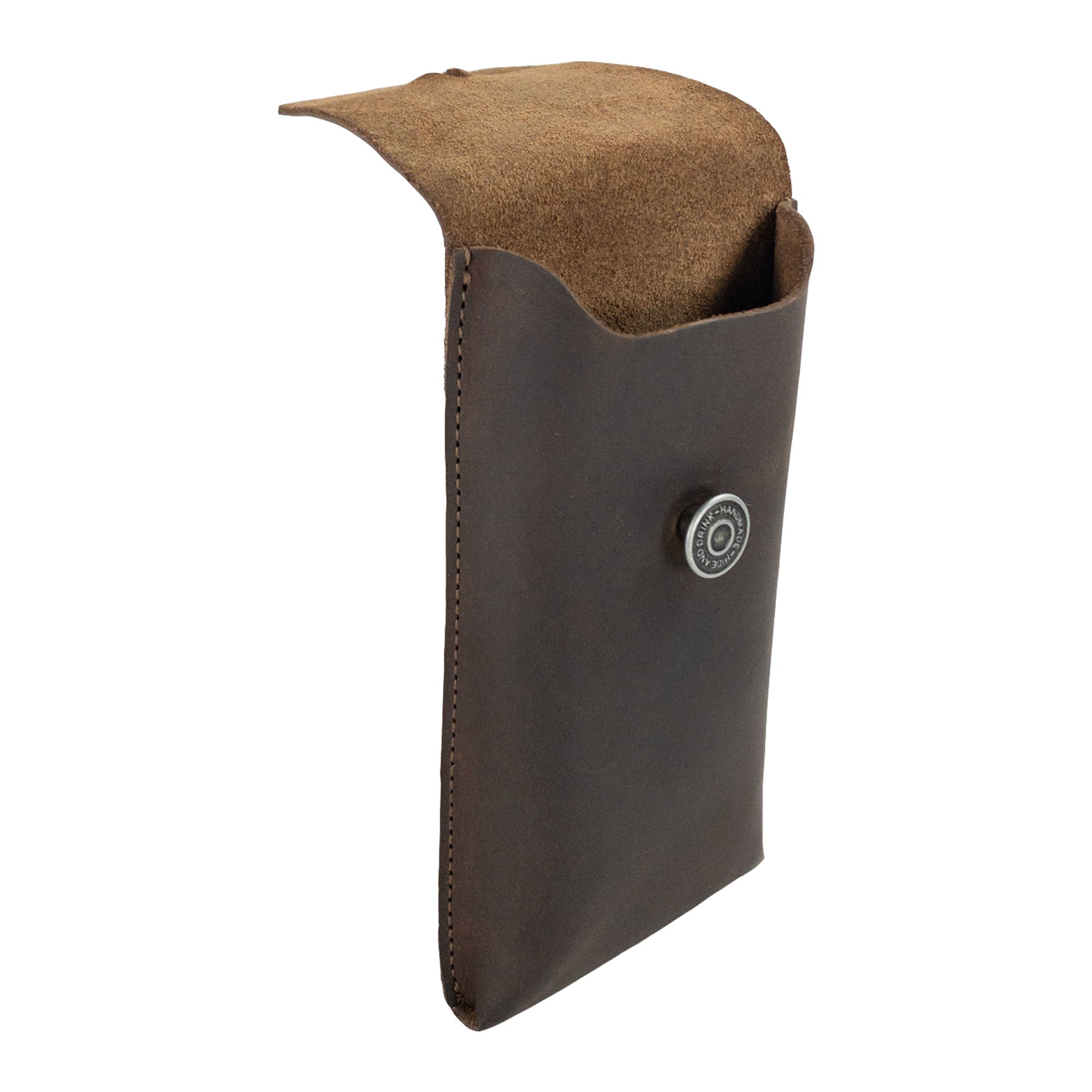 Rectangular Pencil Case with Button Closure - Stockyard X 'The Leather Store'