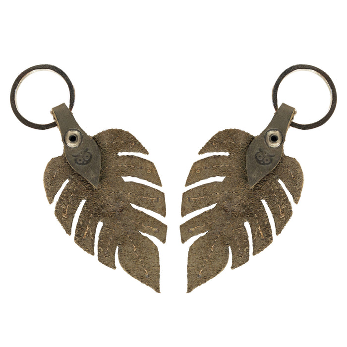 Compound Leaves Keychain - Stockyard X 'The Leather Store'