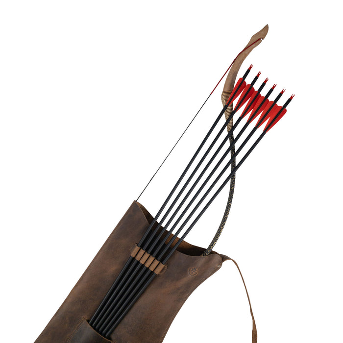 Archery Bow Carrier with Arrow Slots