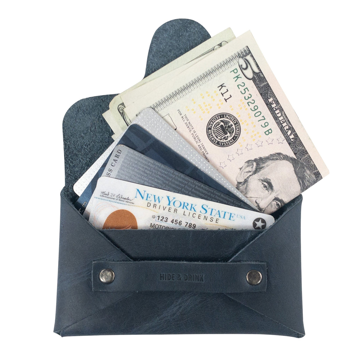 Snapless Business Card Holder – StockyardX, The Leather Store