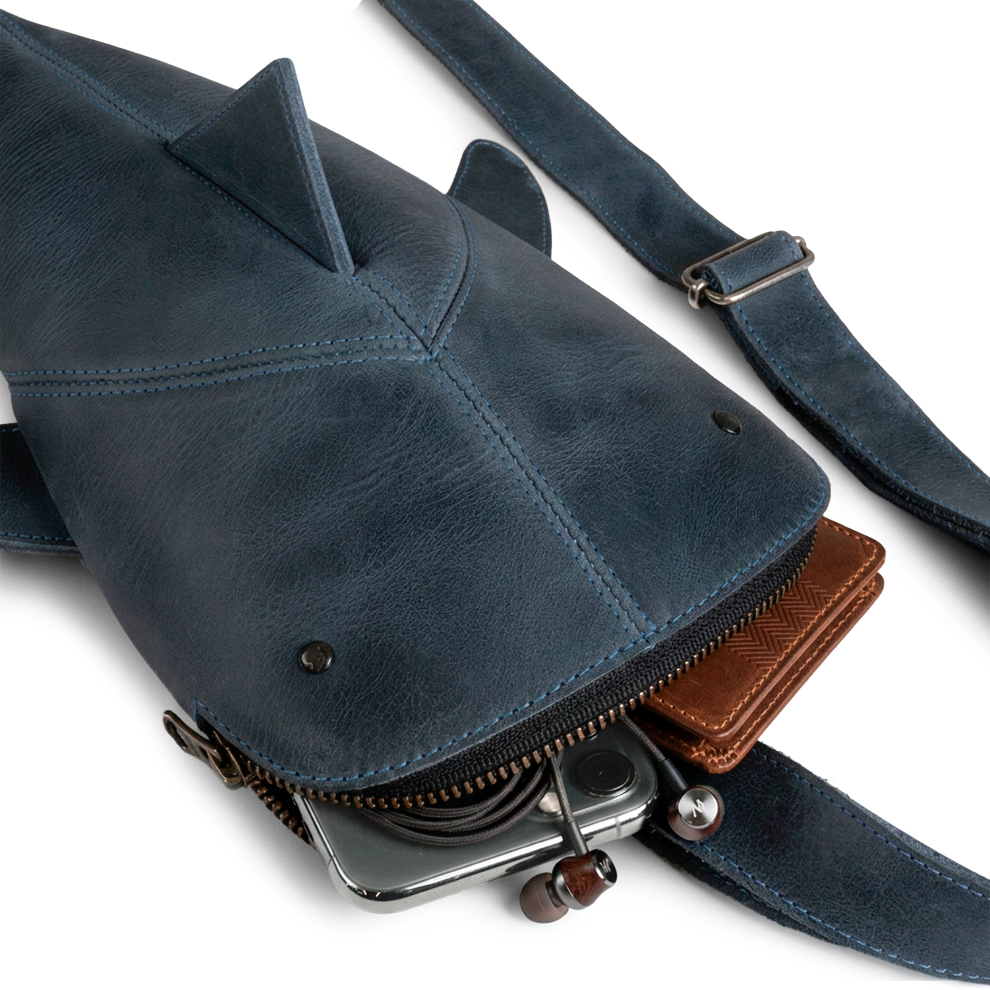 Leather Shark Crossbody Bag – StockyardX, The Leather Store
