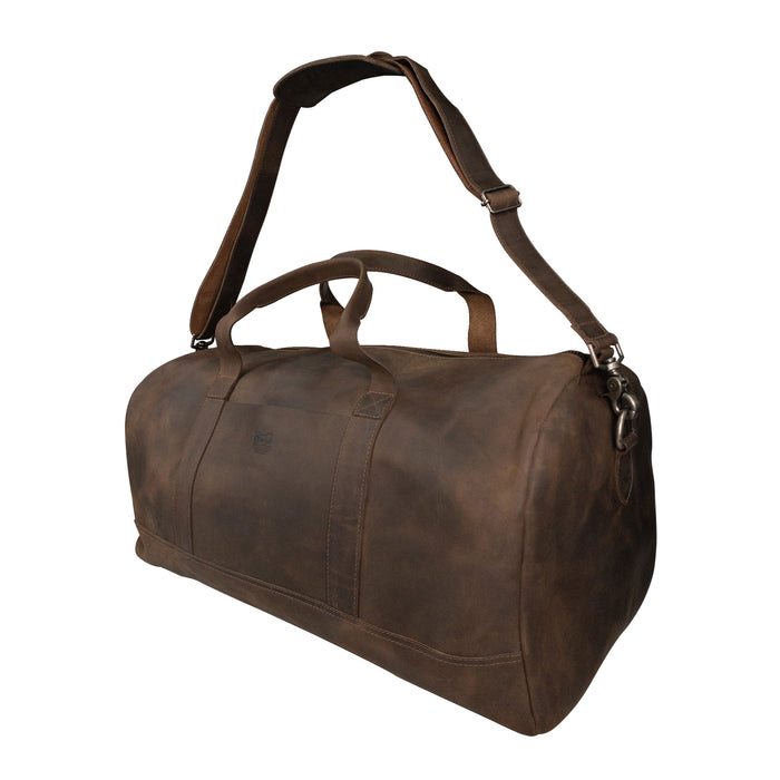 Luggage Duffle Bag with Shoulder Strap - Stockyard X 'The Leather Store'