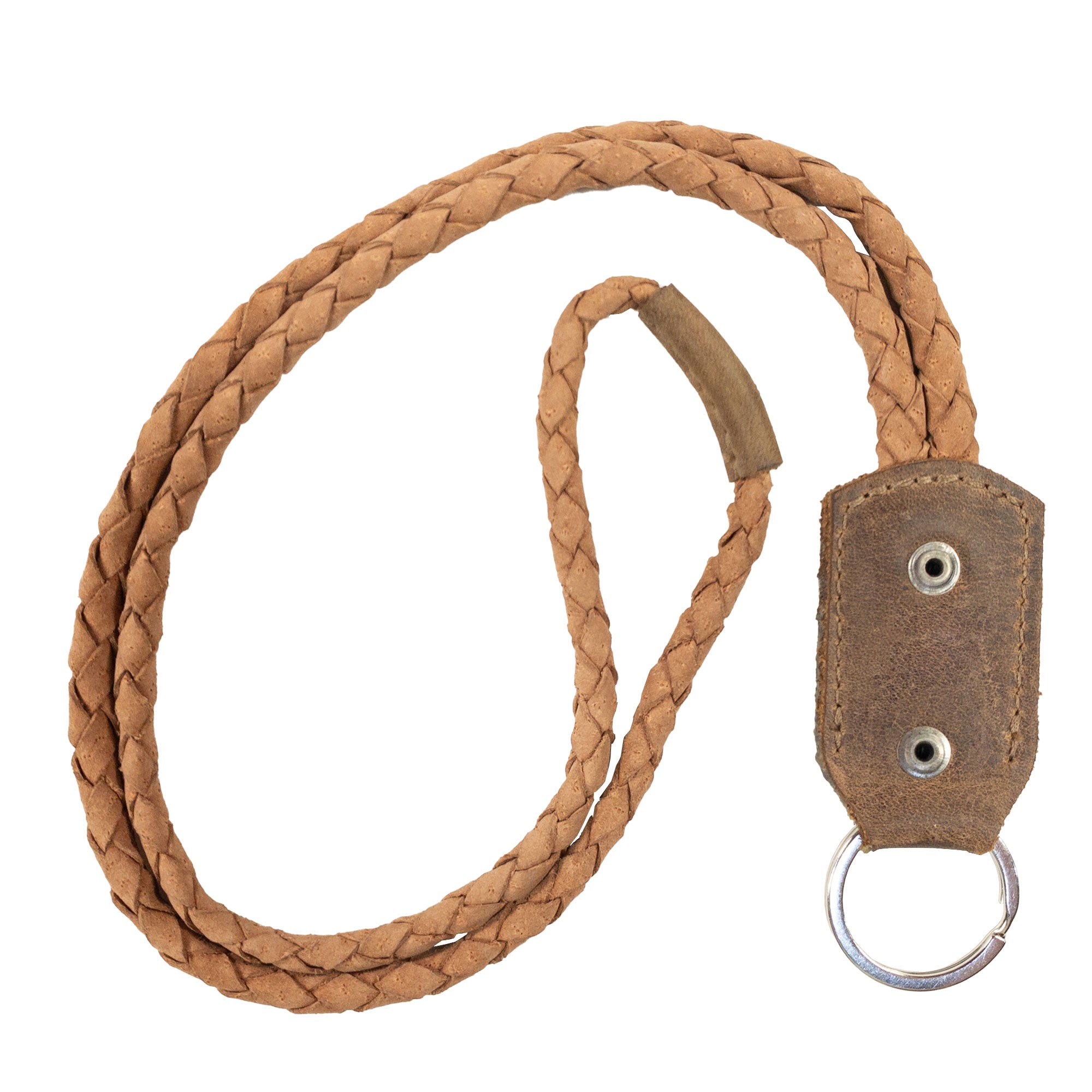 Braided Lanyard Keychain - Stockyard X 'The Leather Store'