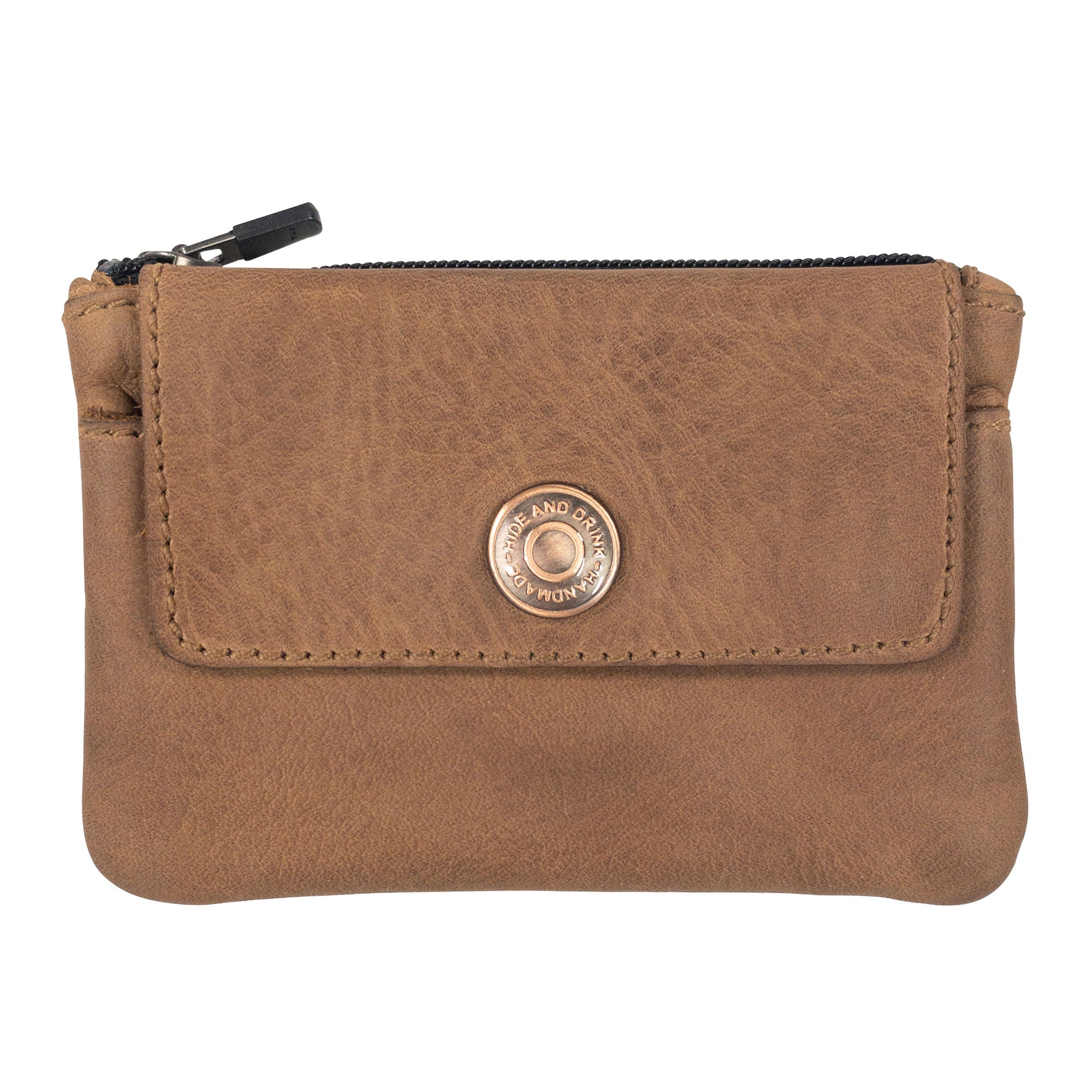 Key Holder Pouch with Zipper - Stockyard X 'The Leather Store'