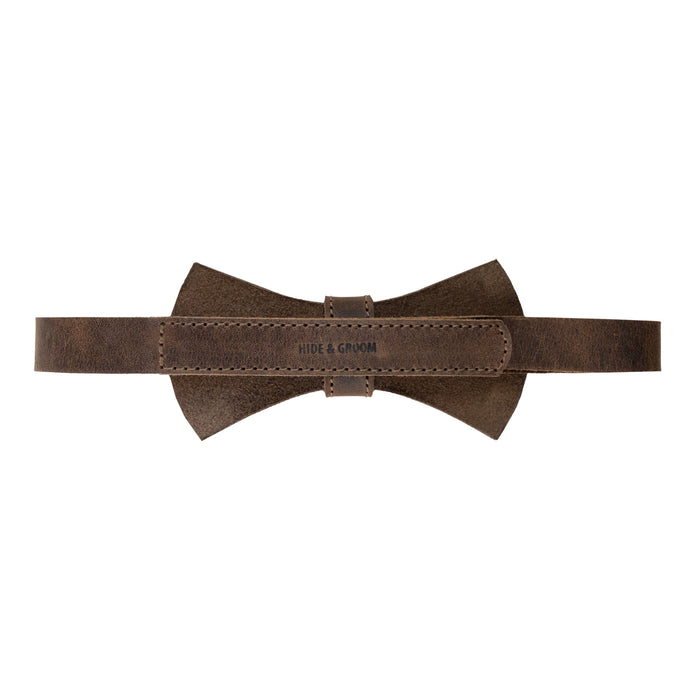 Minimalist Bow Tie for Groomsmen - Stockyard X 'The Leather Store'