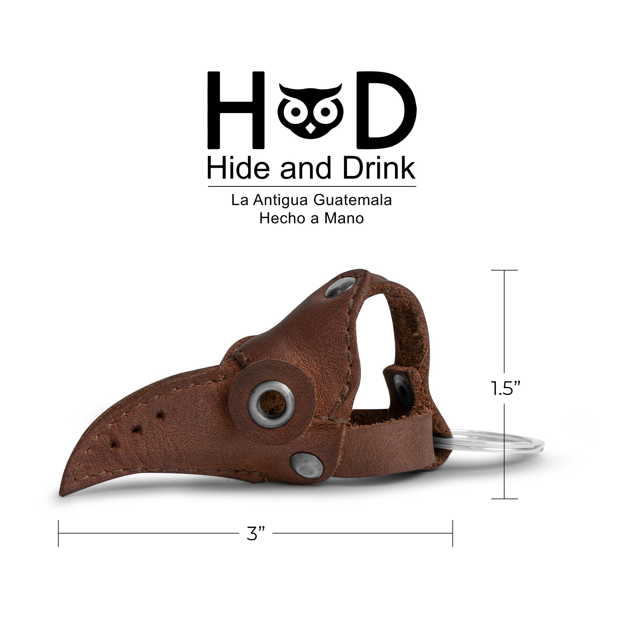 Plague Mask Keychain - Stockyard X 'The Leather Store'