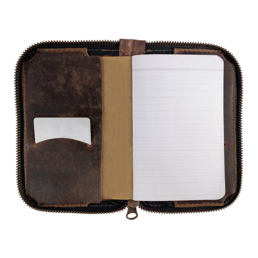 Zippered Journal Cover for Moleskine (Notebook NOT Included) - Stockyard X 'The Leather Store'