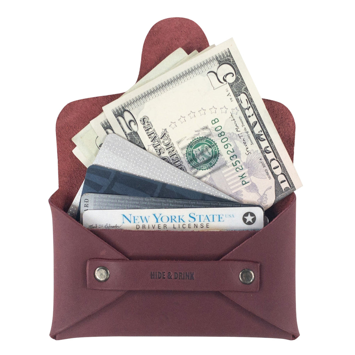 Snapless Business Card Holder – StockyardX, The Leather Store