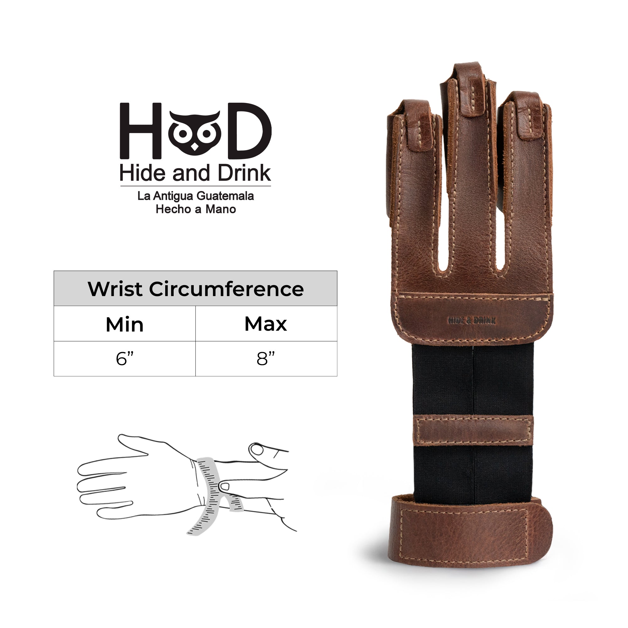 Three-Finger Archery Glove - Stockyard X 'The Leather Store'