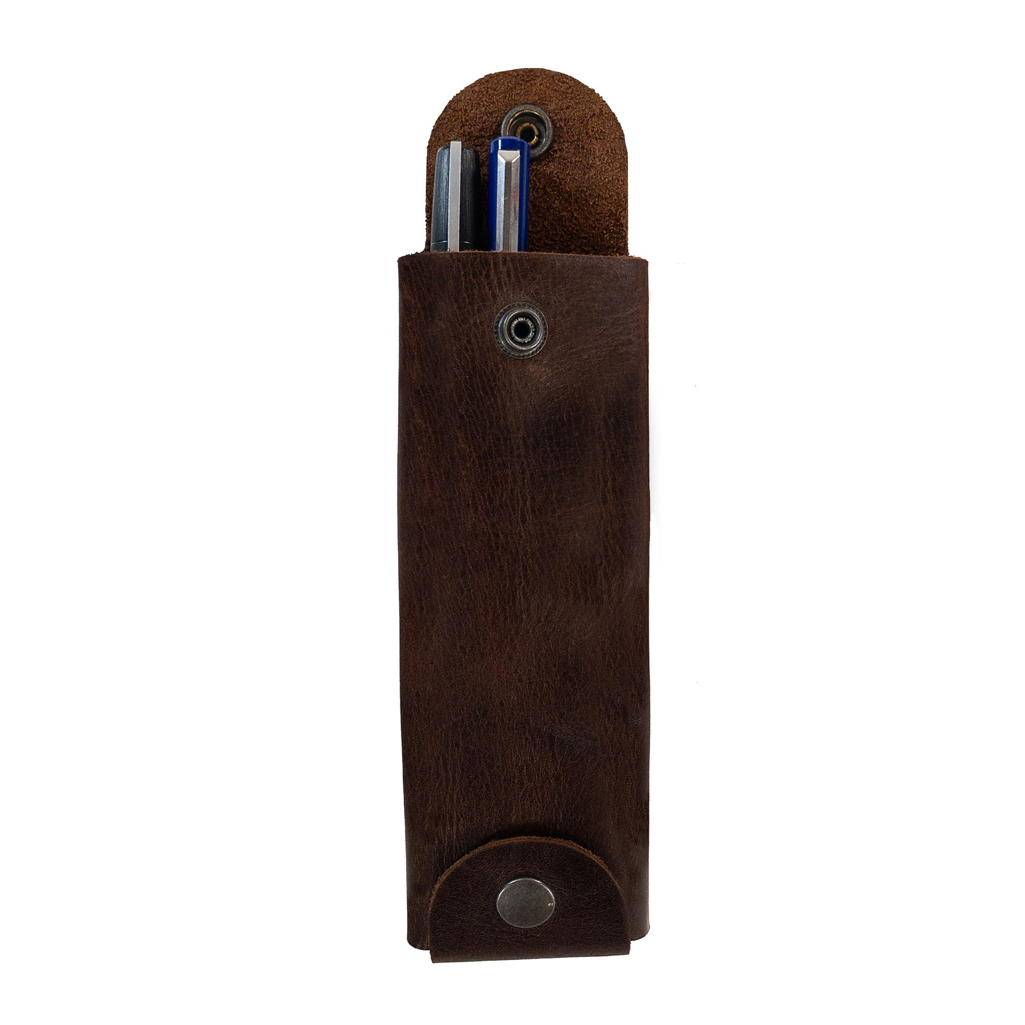 4-Snap Pen Case - Stockyard X 'The Leather Store'