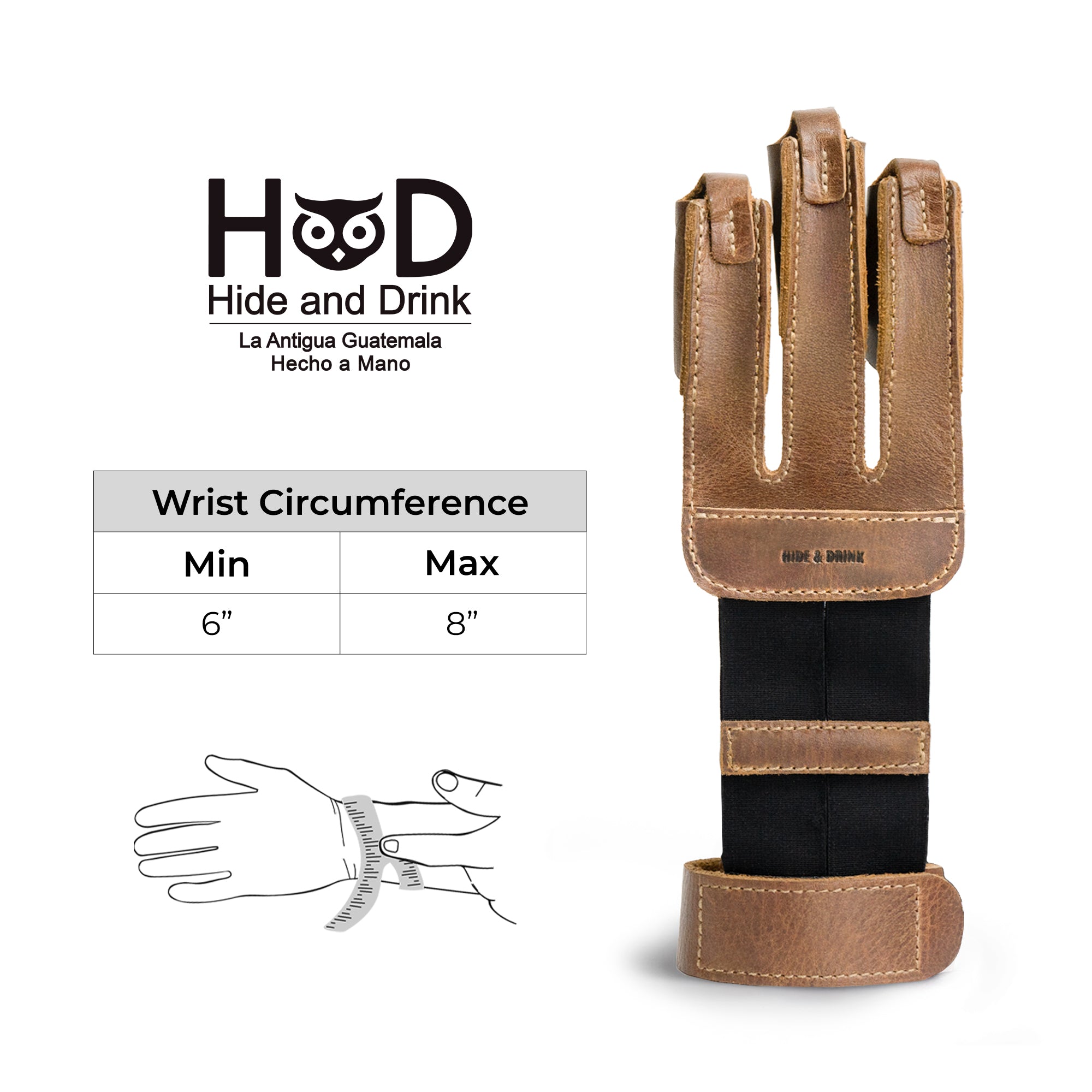 Three-Finger Archery Glove
