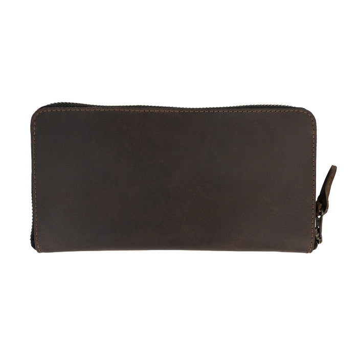 Accordion Zippered Wallet - Stockyard X 'The Leather Store'