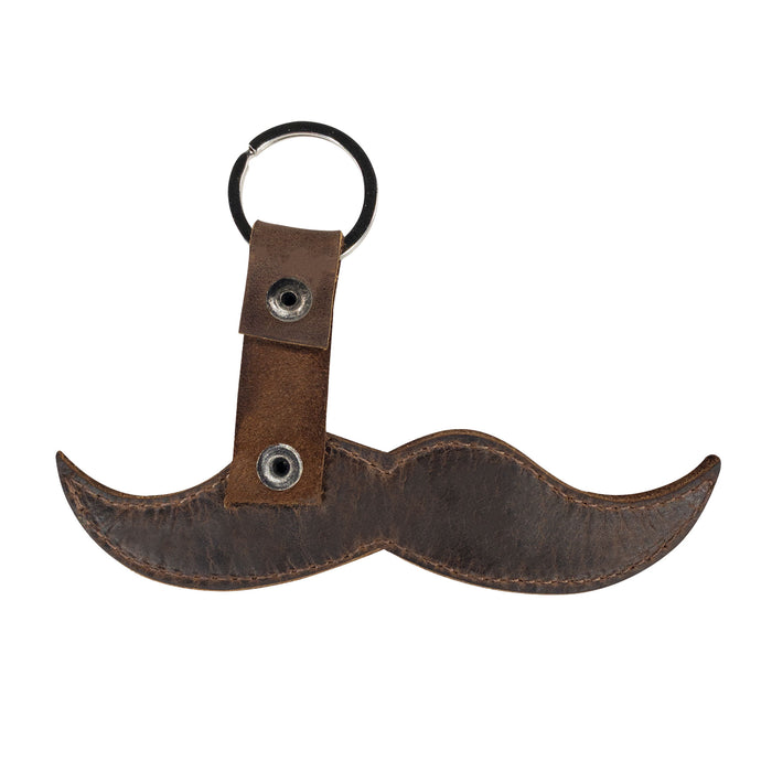 Keychain Moustache - Stockyard X 'The Leather Store'