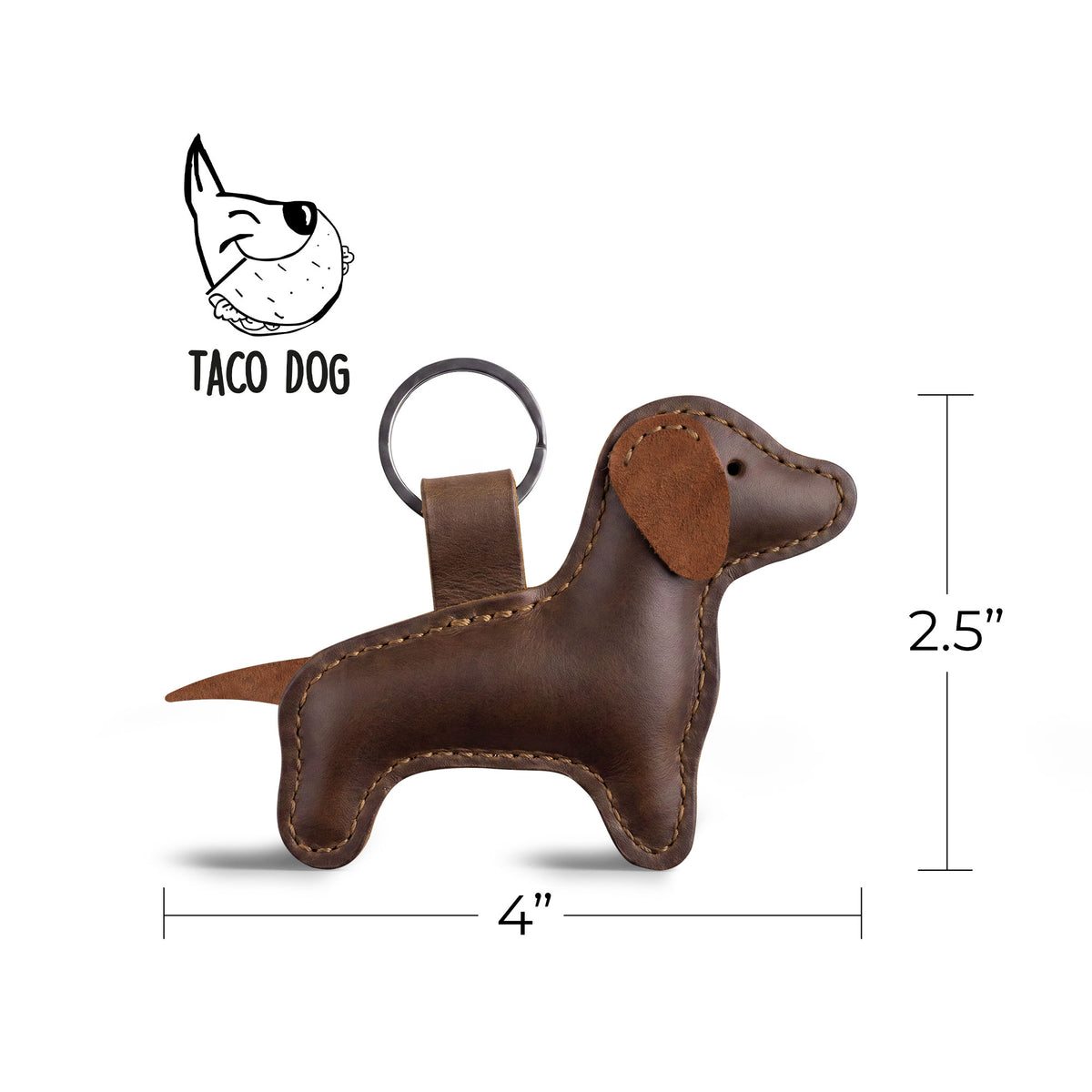 Dachshund Critter Keychain